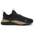 Puma Pacer Future Allure Wide Lace Up Womens Black, Gold Sneakers Casual Shoes