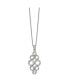 ფოტო #1 პროდუქტის Preciosa Crystal Circles Pendant Cable Chain Necklace