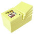 Фото #1 товара Стикеры для записей Post-it Super Sticky Жёлтый 12 Предметы 47,6 x 47,6 mm