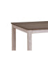Фото #4 товара Transitional Design Rectangular 1 Piece Dining Table Grayish White And Brown Finish Furniture