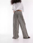 Фото #3 товара Topshop knitted beach trousers in monochrome