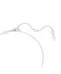 ფოტო #3 პროდუქტის Snowflake White Rhodium Plated Idyllia Pendant Necklaces