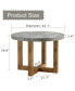 Фото #9 товара Circular Dining Table with MDF Top, 42"x42"x30"