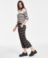 ფოტო #3 პროდუქტის Women's Mabel Plaid Pull-On Ankle Pants