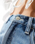 Фото #4 товара Hollister ultra high rise baggy fit jeans in mid blue