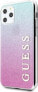 Guess Guess GUHCN65PCUGLPBL iPhone 11 Pro Max różowo-niebieski/pink blue hard case Glitter Gradient uniwersalny