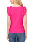 ფოტო #2 პროდუქტის Women's Ruffle Rib Knit Tank