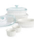 Фото #2 товара French White 10 Piece Bakeware Set, Created for Macy's
