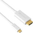 Фото #1 товара Sonero X-UCC010 - 1.5 m - HDMI Type A (Standard) - USB Type-C - Male - Male - Straight