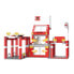 Фото #3 товара EUREKAKIDS Fire station building blocks with rescue vehicles 827 pieces