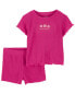 Фото #6 товара Toddler 2-Piece Little Dreamer Loose Fit Pajama Set 2T
