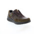 Фото #4 товара Sano by Mephisto Amory Mens Brown Leather Lace Up Lifestyle Sneakers Shoes