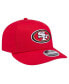 Фото #2 товара Men's Scarlet San Francisco 49ers Main Low Profile 9FIFTY Snapback Hat