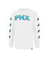 Фото #3 товара Men's White Phoenix Suns City Edition Downtown Franklin Long Sleeve T-shirt