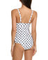 Фото #2 товара Nicole Miller 2Pc Tankini Swim Set Women's