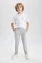 K1687A6/WT34 Defacto Erkek Çocuk T-shirt WHITE