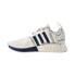 Фото #4 товара Adidas NMD R1 Men's Shoes Cloud White-Crew Navy-Grey Two G55576