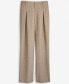 Фото #5 товара Women's Sequin Plaid Wide-Leg Pants, Created for Macy's