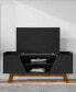 Marcus 53.14" Medium Density Fiberboard 4-Shelf TV Stand
