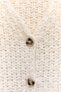 Фото #6 товара Кардиган из текстурированного трикотажа ZARA Textured knit
