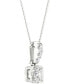 ფოტო #2 პროდუქტის Diamond Pendant 18" Necklace (1/3 ct. t.w.) in 14K White Gold