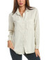 Bella Dahl Two Pocket Oversized Linen-Blend Shirt Women's S