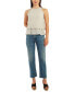 ფოტო #3 პროდუქტის Juniors' Crochet-Trim Layered-Hem Top