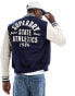 Фото #1 товара Superdry Varsity chain stitch bomber in atlantic navy