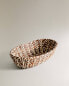 Oval rattan basket