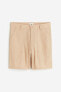 Фото #7 товара Relaxed Fit Linen-blend Shorts