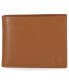 Men's Cloudy Contrast Passcase Leather Wallet