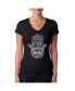 Women's Word Art V-Neck T-Shirt - Hamsa