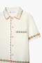 Фото #7 товара Linen blend shirt with embroidery - limited edition