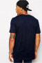 Swoosh Cotton Men's T-shirt Navy Bv0507-451 Erkek Tişört