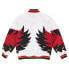 Фото #2 товара Mens Mitchell & Ness NBA AUTHENTIC WARM UP JACKET - ATLANTA HAWKS 95-96