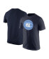 Men's Navy North Carolina Tar Heels Basketball Logo T-shirt