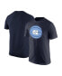 ფოტო #1 პროდუქტის Men's Navy North Carolina Tar Heels Basketball Logo T-shirt