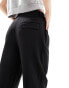 Object tapered ankle grazer trousers in black