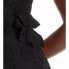 Фото #3 товара Aqua Ruffled Eyelet Mini Dress Black XS