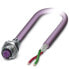 Фото #1 товара Phoenix Contact 1437449 кабель для датчика/привода 0,5 m M12 Пурпурный