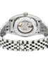 ფოტო #3 პროდუქტის Men's West Village Swiss Automatic Silver-Tone Stainless Steel Bracelet Watch 40mm