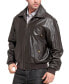 ფოტო #2 პროდუქტის Men B-15 Leather Flight Bomber Jacket