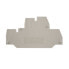 Фото #1 товара Weidmüller ZAP/TW ZDT2.5/2 - End plate - 50 pc(s) - Wemid - Beige - -50 - 120 °C - V0