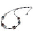 Фото #1 товара Elegant Clear Night necklace made of Lampglas NCU25 pearls