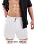 Фото #1 товара ASOS DESIGN swim shorts in short length with cargo pocket in grey