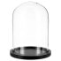 Фото #1 товара Glaskuppel, Ø 23 cm, schwarze Basis
