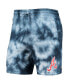 Men's Navy Atlanta Braves Team Dye Shorts