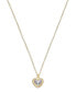 Фото #1 товара COACH faux Stone Heart Pendant Necklace