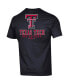 Фото #4 товара Men's Black Texas Tech Red Raiders Stack 2-Hit T-shirt