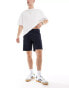 River Island laundered chino short in navy